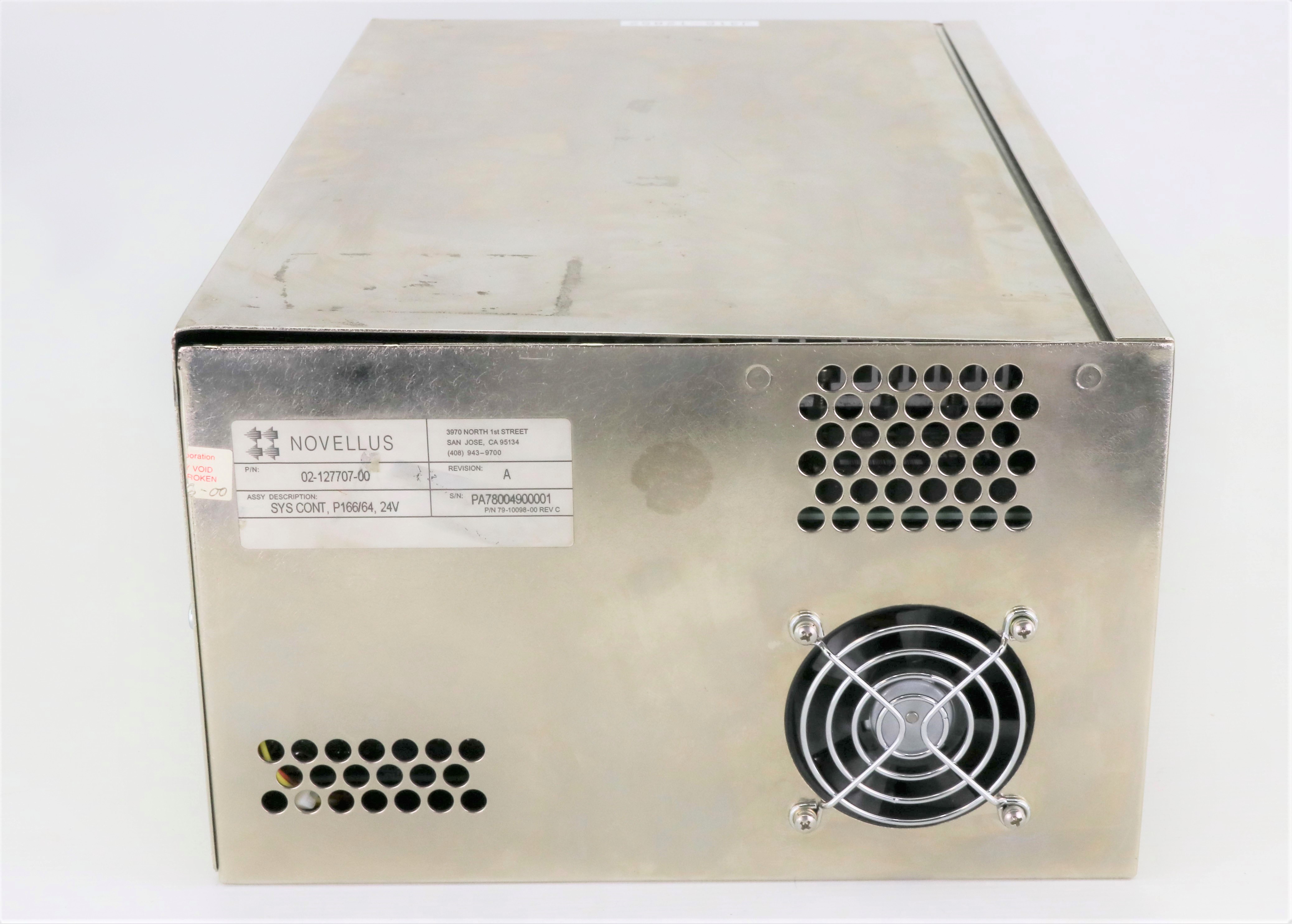 12852 NOVELLUS SYSTEM CONTROLLER, P166/64, 24V 02-127707-00 | eBay
